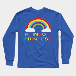 Rainbow Princess Long Sleeve T-Shirt